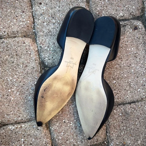 Marc Fisher LTD flats ML Sunny short heel pointed toe dressy casual size 11 - Picture 10 of 14